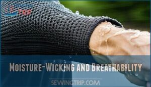 moisture-wicking and breathability