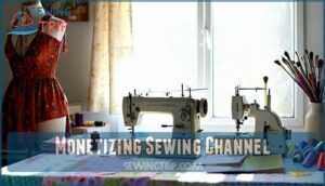 monetizing sewing channel
