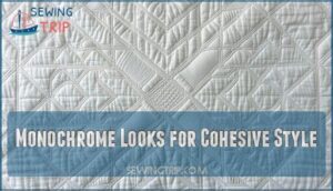 monochrome looks for cohesive style