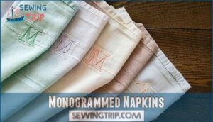 monogrammed napkins