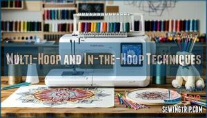 multi-hoop and in-the-hoop techniques