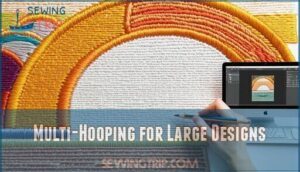 multi-hooping for large designs