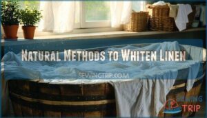 natural methods to whiten linen