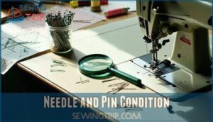 needle and pin condition