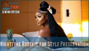 nighttime routine for style preservation