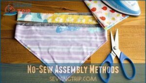 no-sew assembly methods