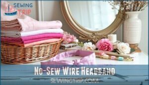 no-sew wire headband
