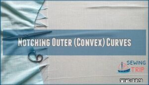 notching outer (convex) curves