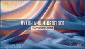 nylon and microfiber