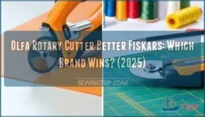 olfa rotary cutter better fiskars