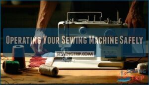 operating your sewing machine safely