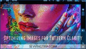 optimizing images for pattern clarity