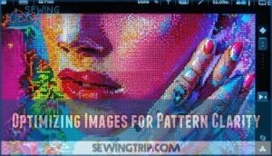 optimizing images for pattern clarity