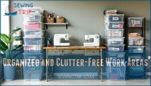 organized and clutter-free work areas