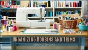 organizing bobbins and trims