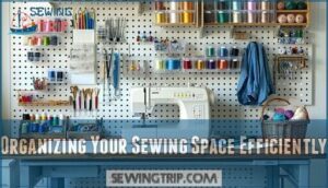 organizing your sewing space efficiently