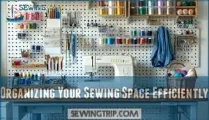 organizing your sewing space efficiently