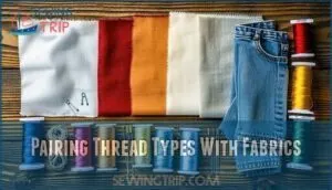 pairing thread types with fabrics