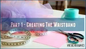 part 1 - creating the waistband