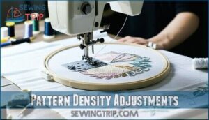 pattern density adjustments