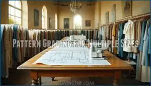 pattern grading for multiple sizes