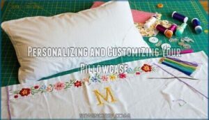 personalizing and customizing your pillowcase