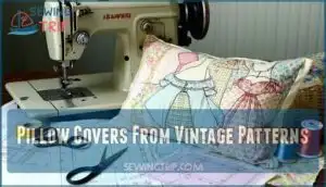 pillow covers from vintage patterns