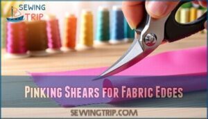 pinking shears for fabric edges
