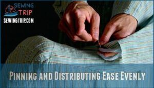 pinning and distributing ease evenly