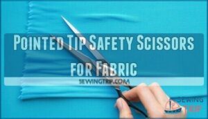 pointed tip safety scissors for fabric
