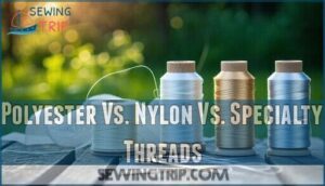 polyester vs. nylon vs. specialty threads