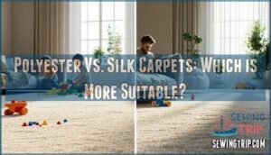 polyester vs. silk carpets: which is more suitable