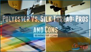 polyester vs. silk thread: pros and cons