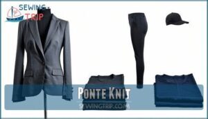 ponte knit