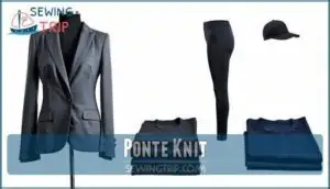 ponte knit