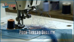 poor thread quality