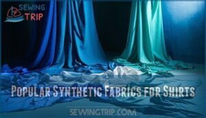 popular synthetic fabrics for shirts