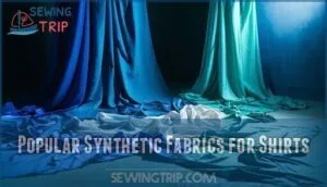 popular synthetic fabrics for shirts