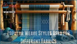 popular weave styles used for different fabrics