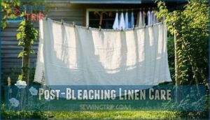 post-bleaching linen care