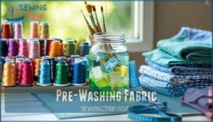 pre-washing fabric