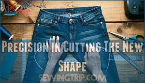 precision in cutting the new shape