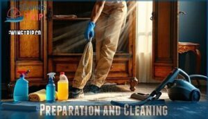 preparation and cleaning