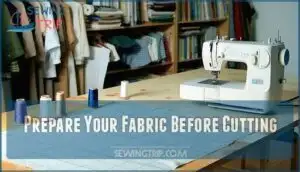 prepare your fabric before cutting