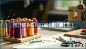 preparing threads before use