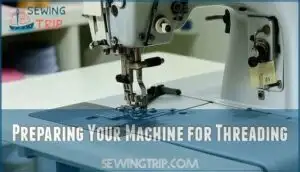 preparing your machine for threading