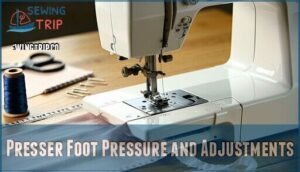 presser foot pressure and adjustments