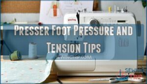 presser foot pressure and tension tips