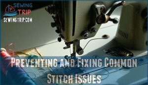 preventing and fixing common stitch issues