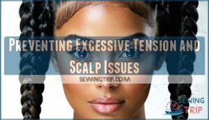 preventing excessive tension and scalp issues